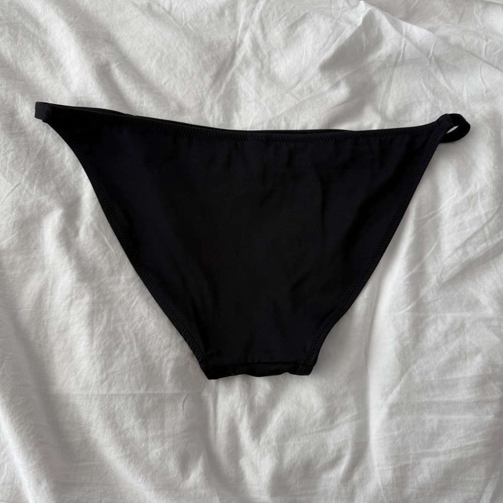 SOLID & STRIPED Black Bikini Bottom